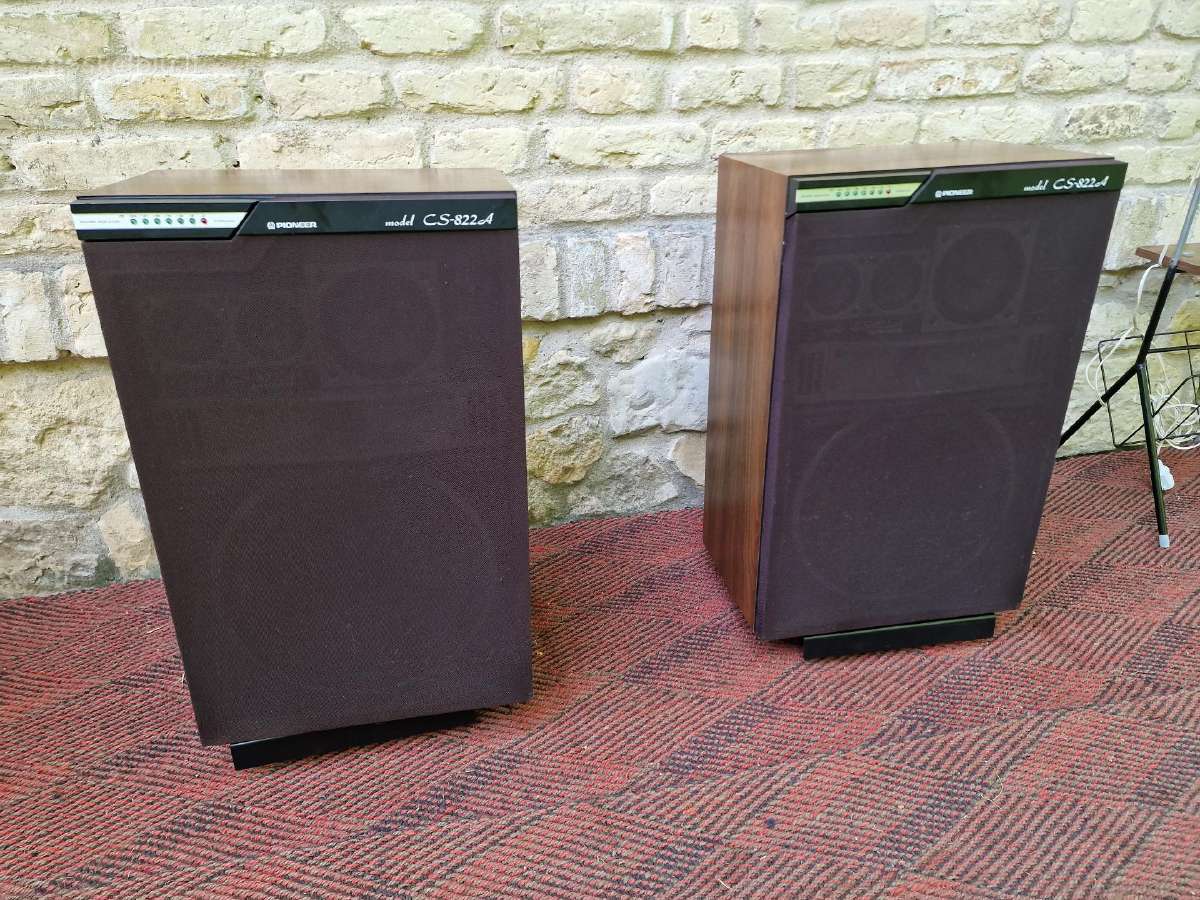 Vintažinės garso kolonėlės Pioneer Cs-822a - nuotraukos Nr. 20