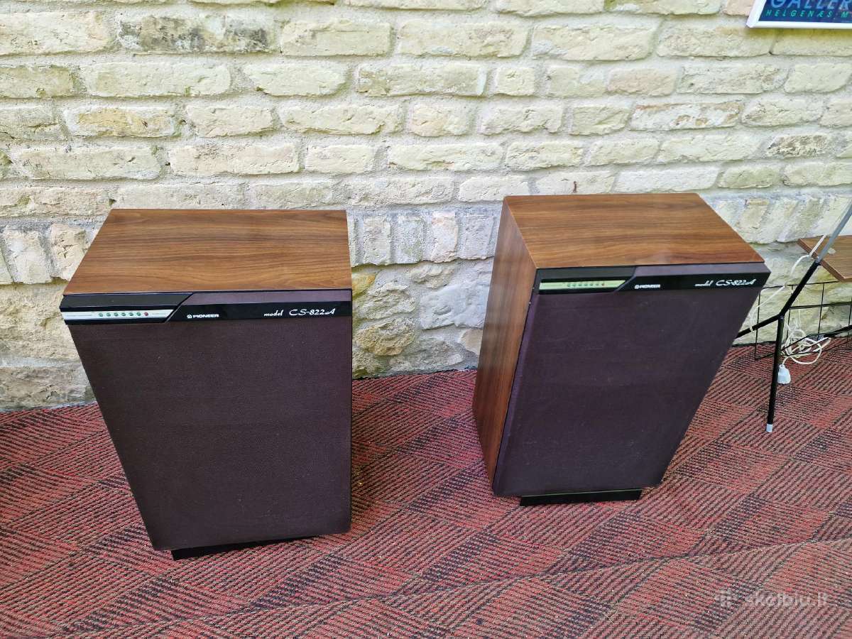 Vintažinės garso kolonėlės Pioneer Cs-822a - nuotraukos Nr. 22