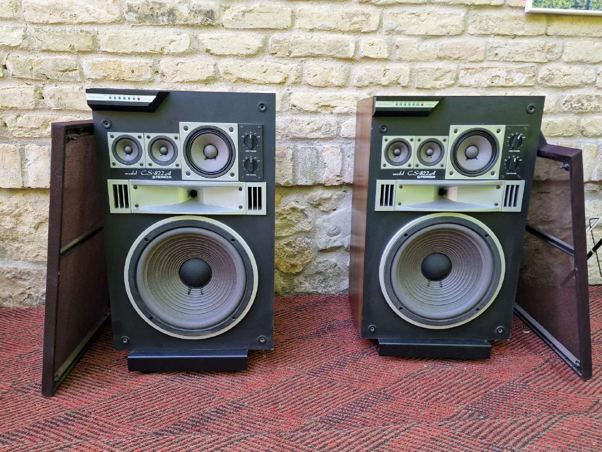 Vintažinės garso kolonėlės Pioneer Cs-822a - nuotraukos Nr. 23