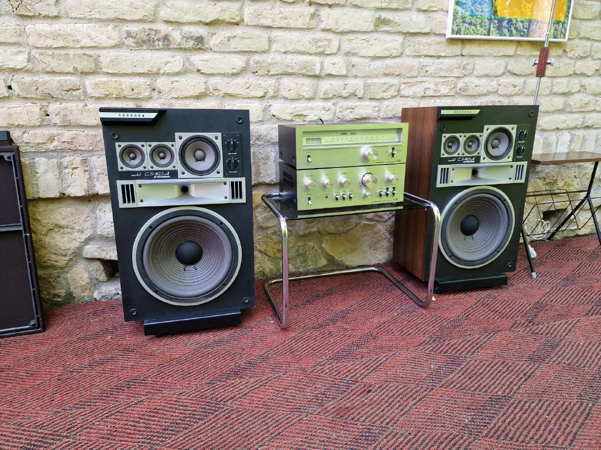 Vintažinės garso kolonėlės Pioneer Cs-822a - nuotraukos Nr. 27