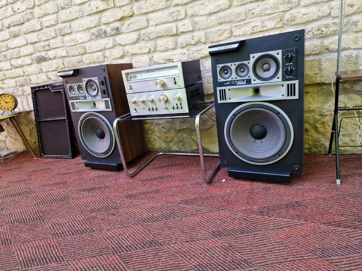 Vintažinės garso kolonėlės Pioneer Cs-822a - nuotraukos Nr. 28