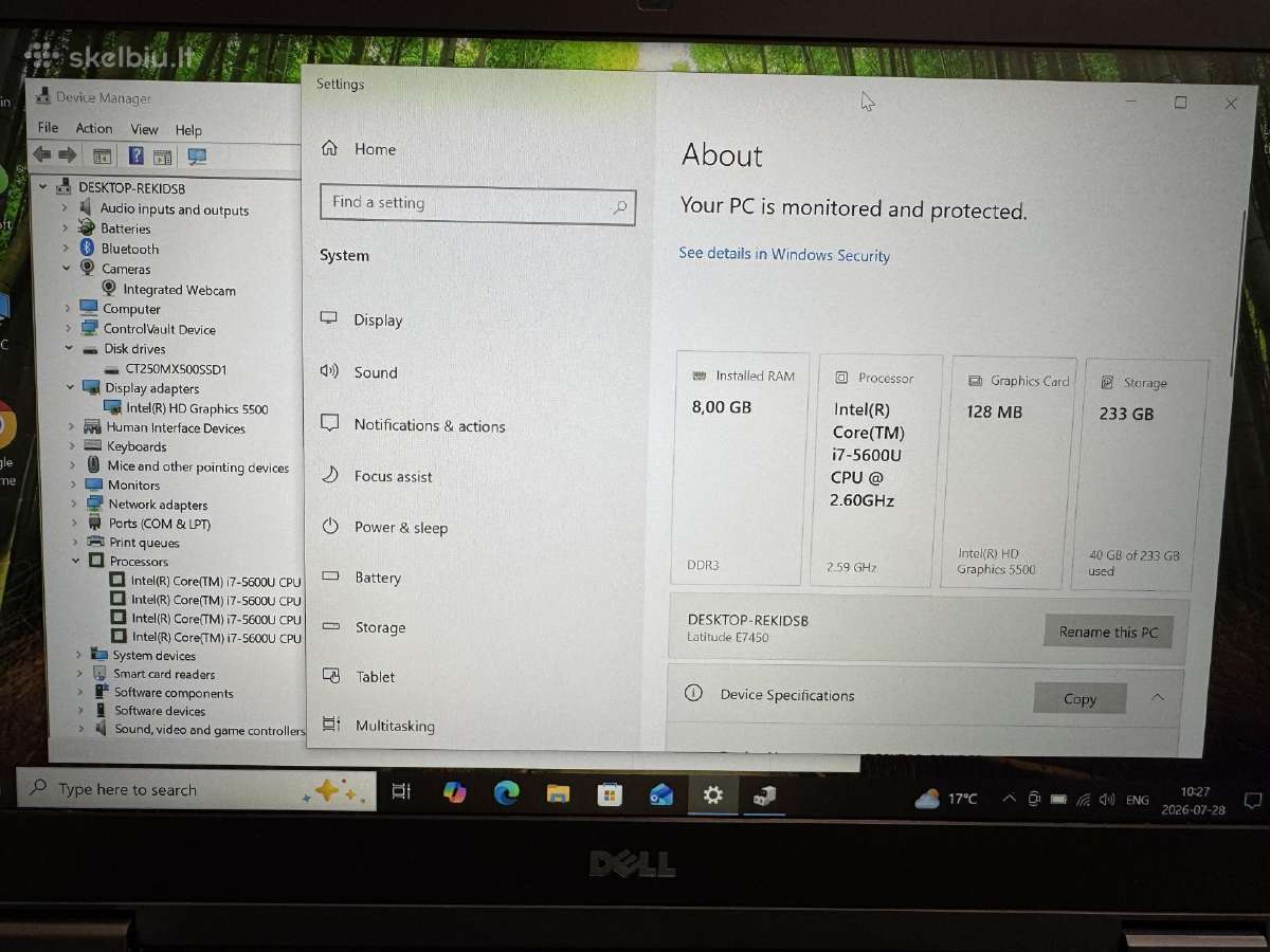 Dell Latitude E7450 - nuotraukos Nr. 4
