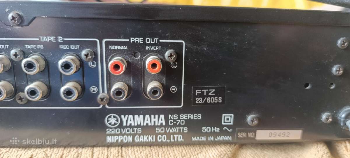 Yamaha NS serijos stiprintuvas C70 gera bukle - nuotraukos Nr. 5