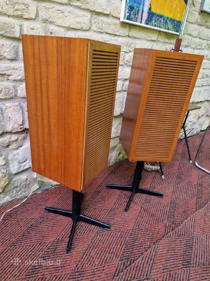 Vintažinės mid century garso kolonėlės Telefunken - nuotraukos Nr. 2