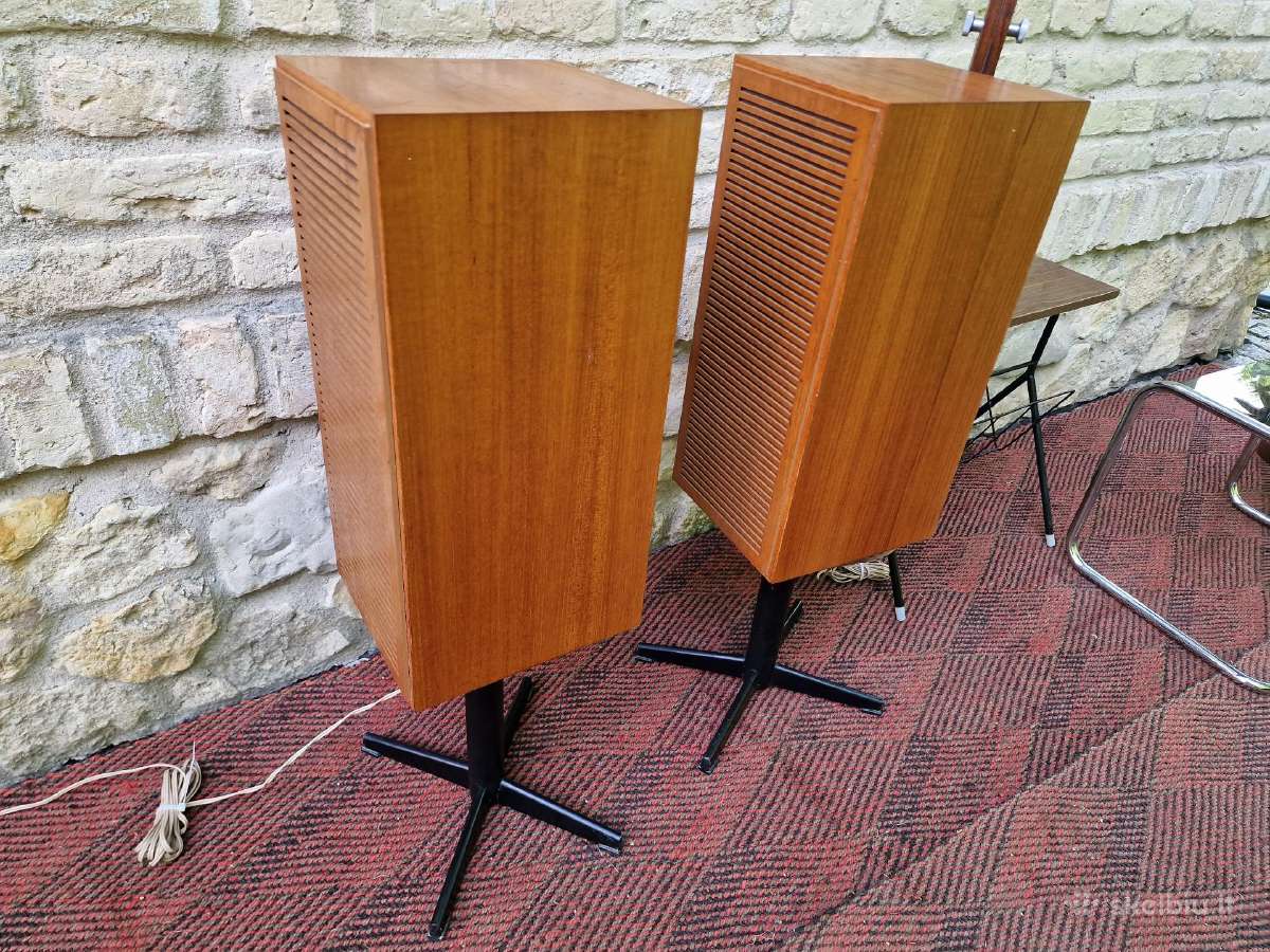 Vintažinės mid century garso kolonėlės Telefunken - nuotraukos Nr. 5