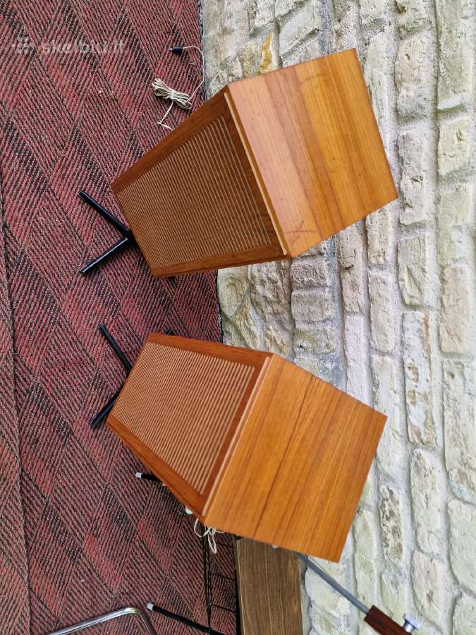 Vintažinės mid century garso kolonėlės Telefunken - nuotraukos Nr. 6