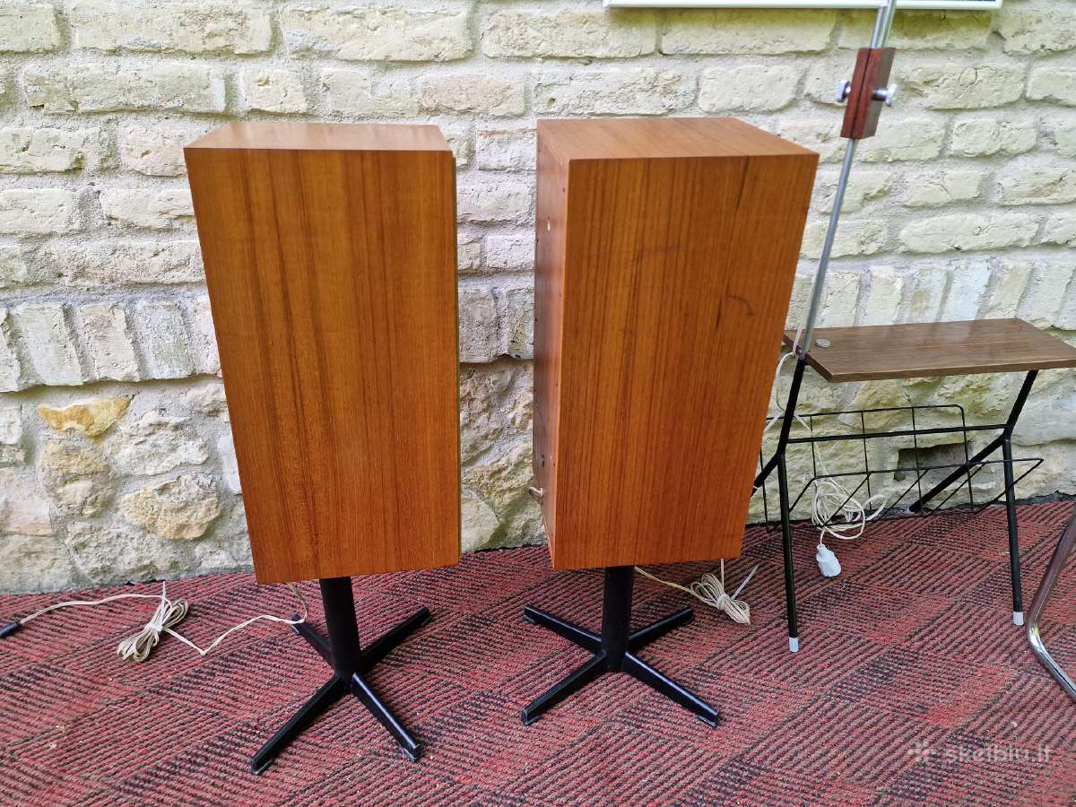 Vintažinės mid century garso kolonėlės Telefunken - nuotraukos Nr. 7