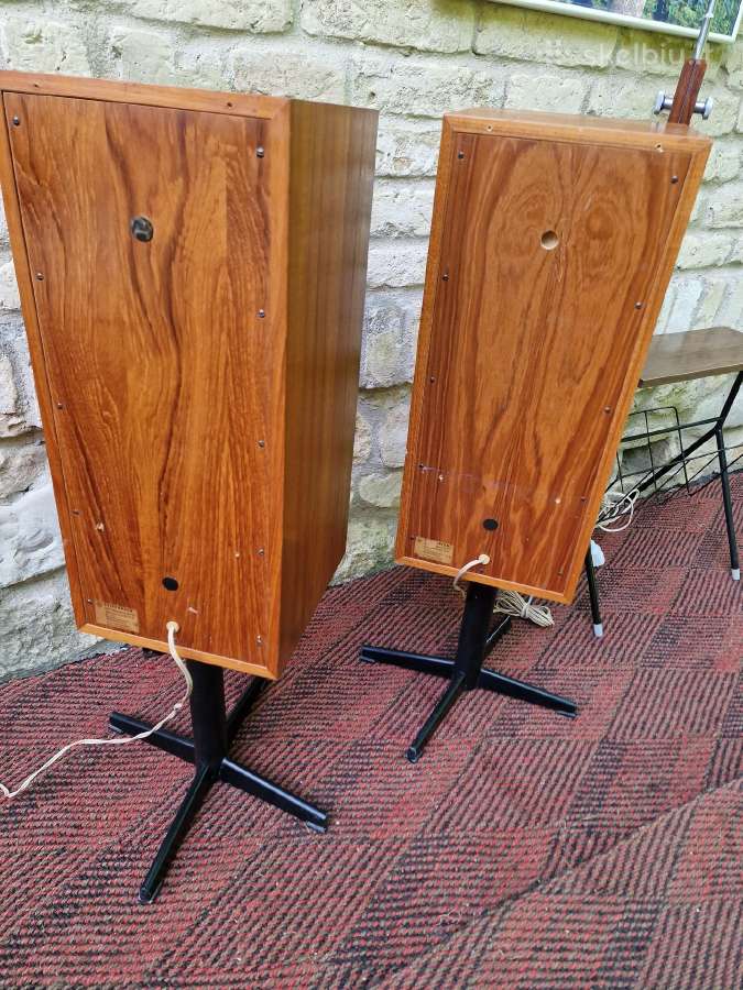 Vintažinės mid century garso kolonėlės Telefunken - nuotraukos Nr. 8