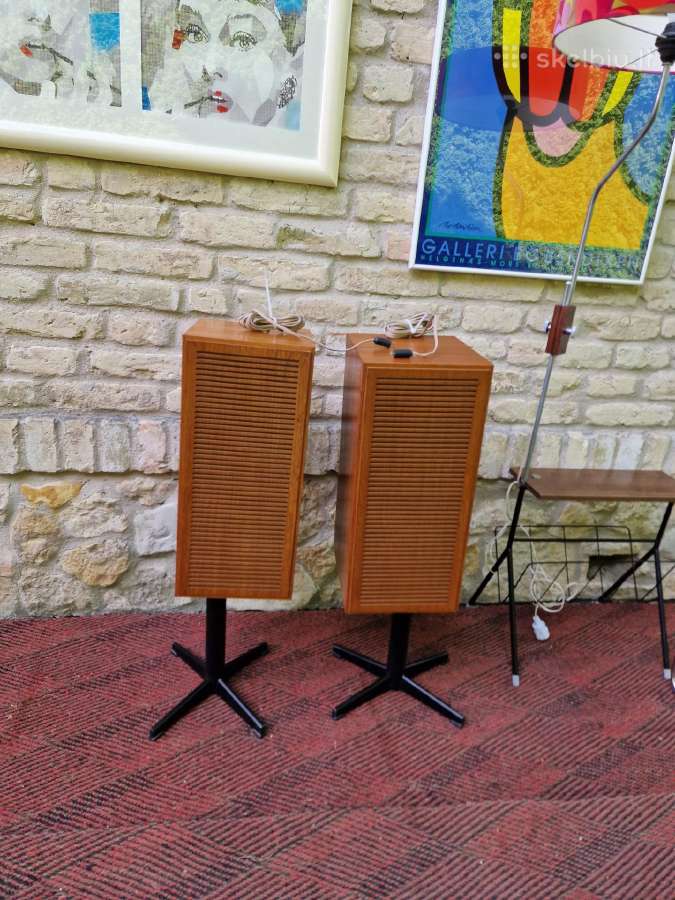 Vintažinės mid century garso kolonėlės Telefunken - nuotraukos Nr. 17