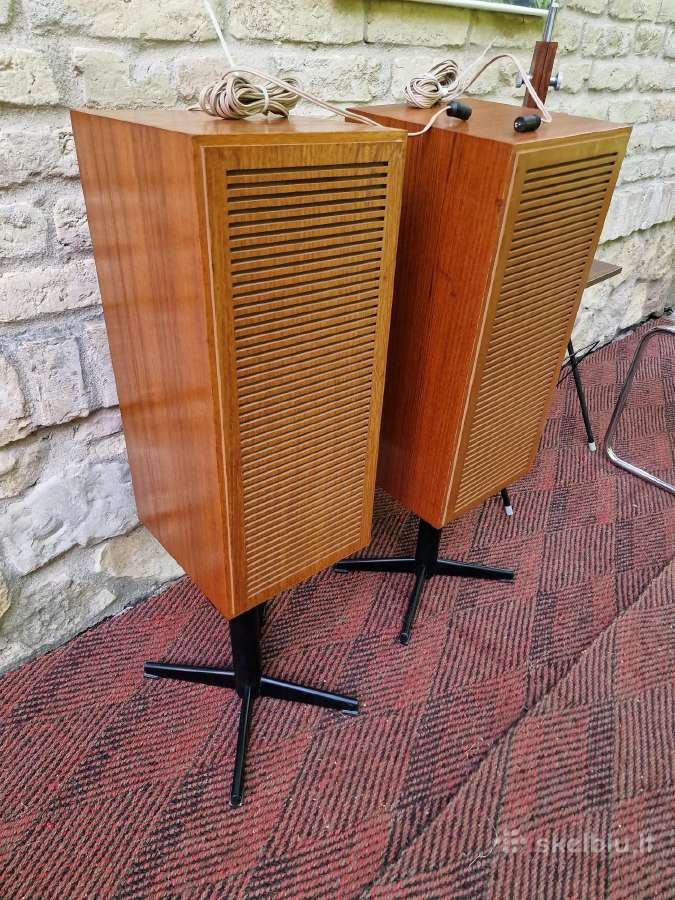 Vintažinės mid century garso kolonėlės Telefunken - nuotraukos Nr. 18