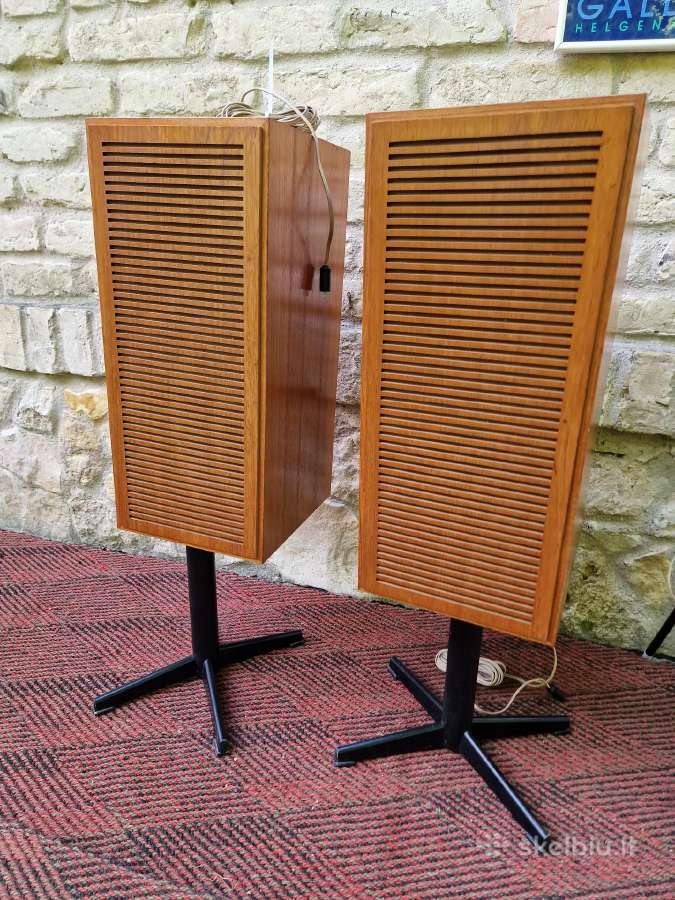 Vintažinės mid century garso kolonėlės Telefunken - nuotraukos Nr. 20