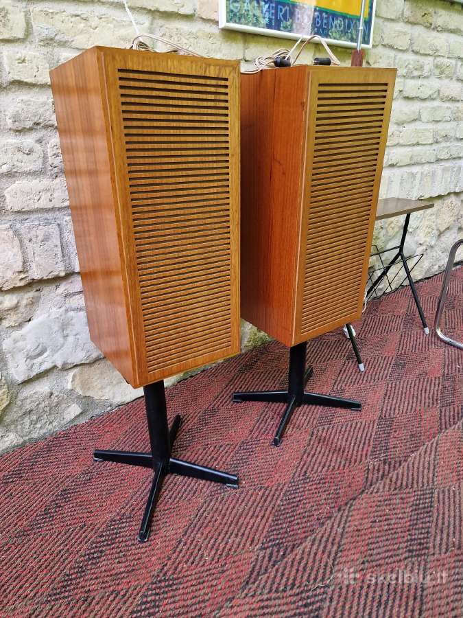 Vintažinės mid century garso kolonėlės Telefunken - nuotraukos Nr. 21