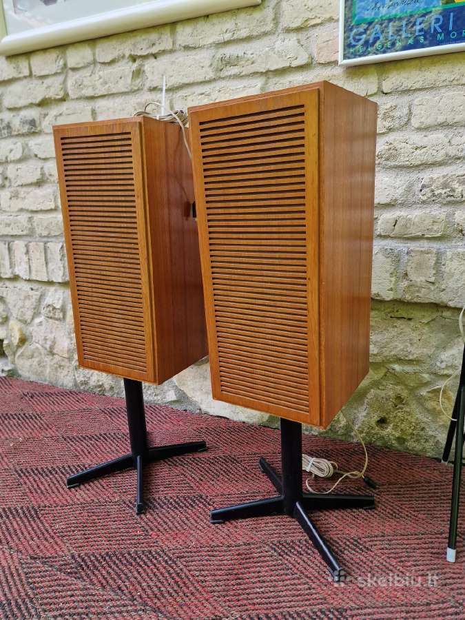 Vintažinės mid century garso kolonėlės Telefunken - nuotraukos Nr. 22