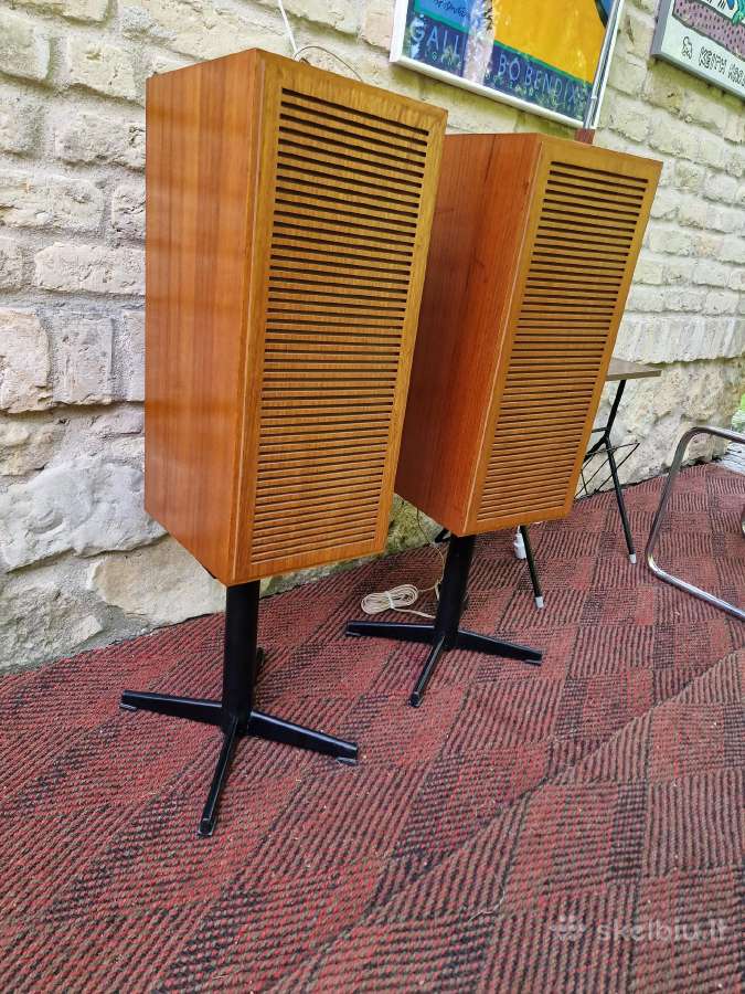 Vintažinės mid century garso kolonėlės Telefunken - nuotraukos Nr. 23