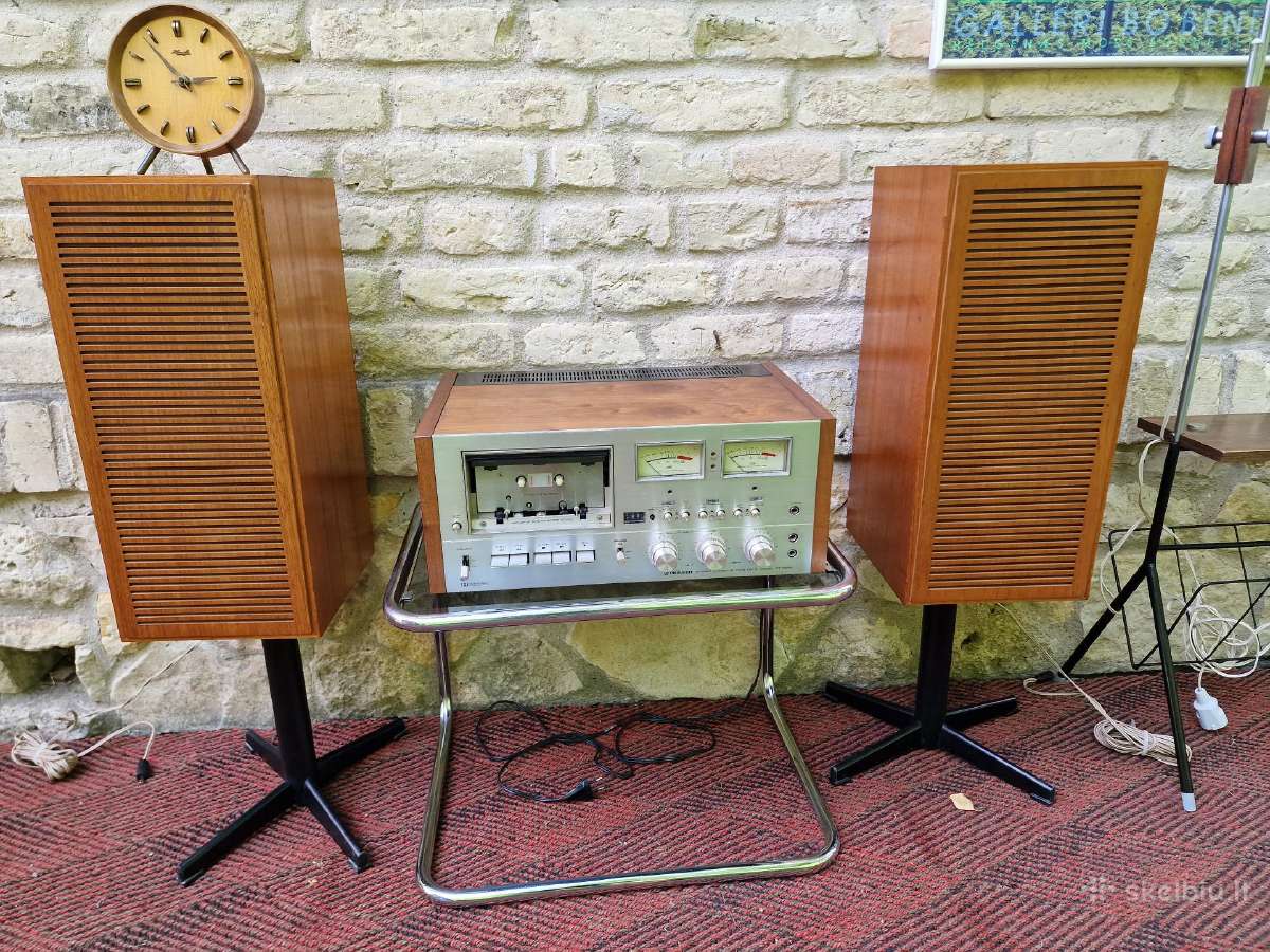 Vintažinės mid century garso kolonėlės Telefunken - nuotraukos Nr. 24