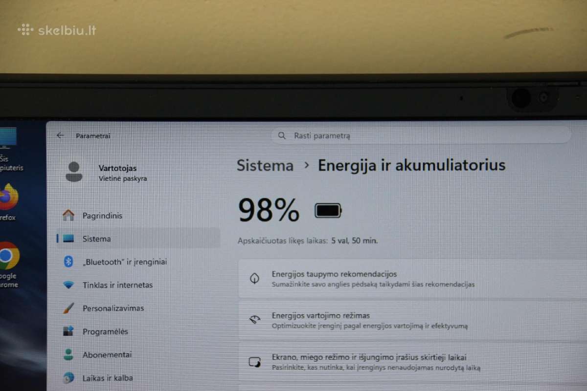 Lenovo E15 Gen2 R5 4500u 16gb 250ssd Us klav. svie - nuotraukos Nr. 10