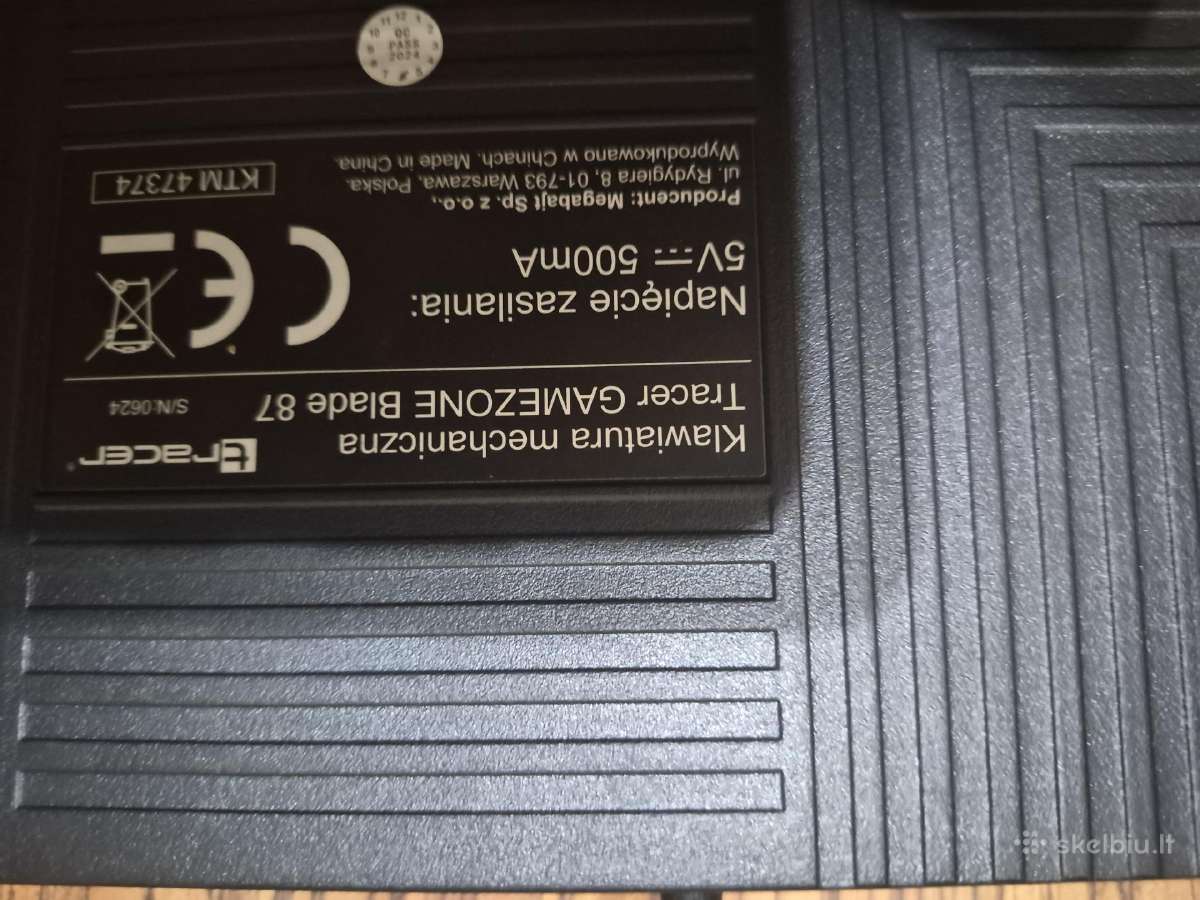 Gamezone blade 87 klaviatura - nuotraukos Nr. 3