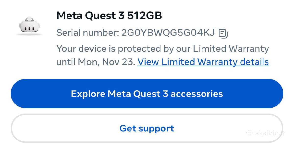 Meta Quest 3 512gb Oculus Vr 1600€ žaidimų - nuotraukos Nr. 10