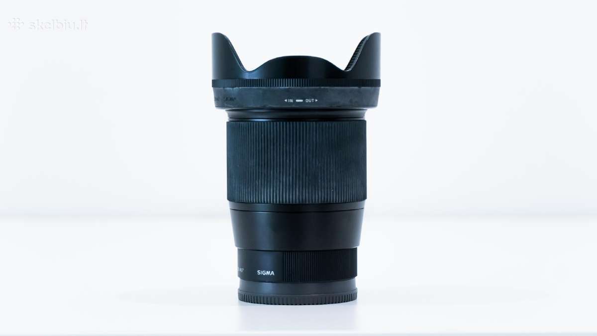 Sigma 16mm 1.4 e-mount - nuotraukos Nr. 2