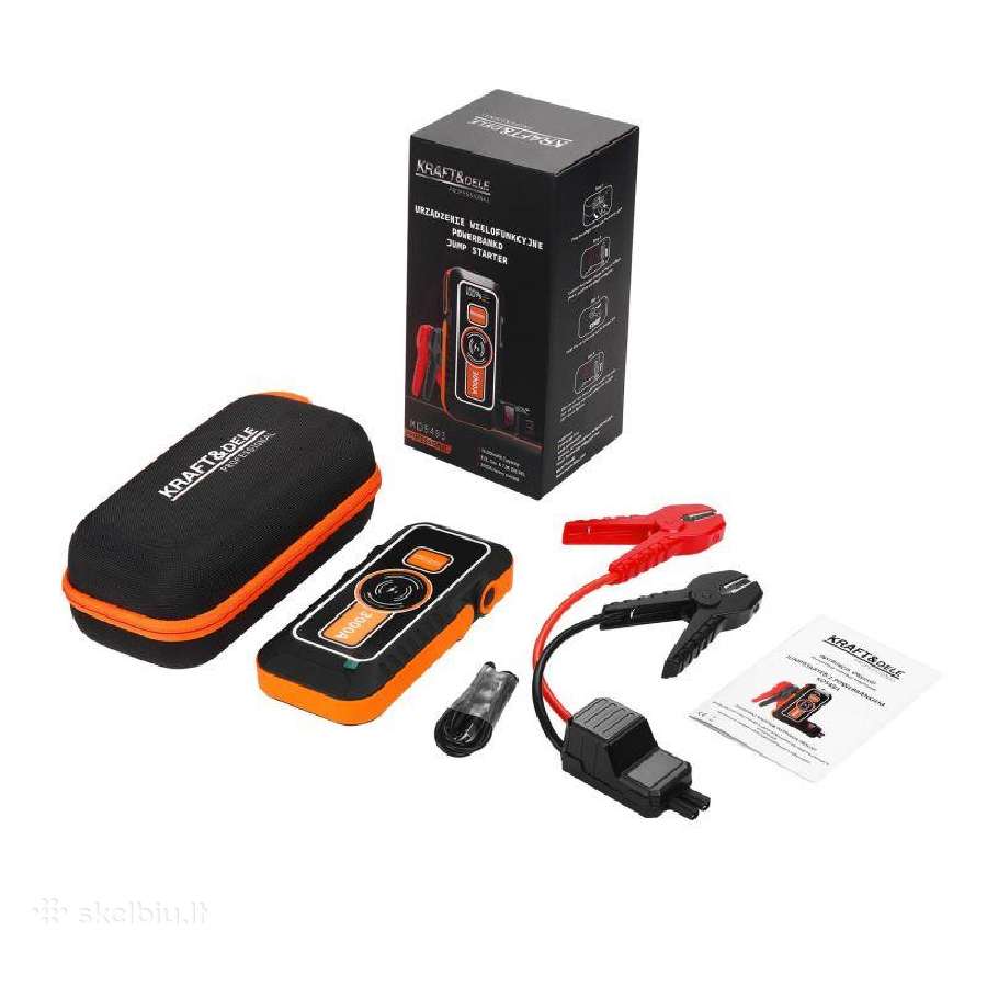 Powerbank + Jump Starter 16 000 Mah Su įkrovimu - nuotraukos Nr. 2