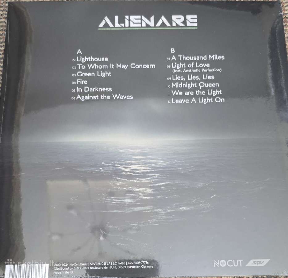 Alienare vinilo plokštelė - nuotraukos Nr. 2
