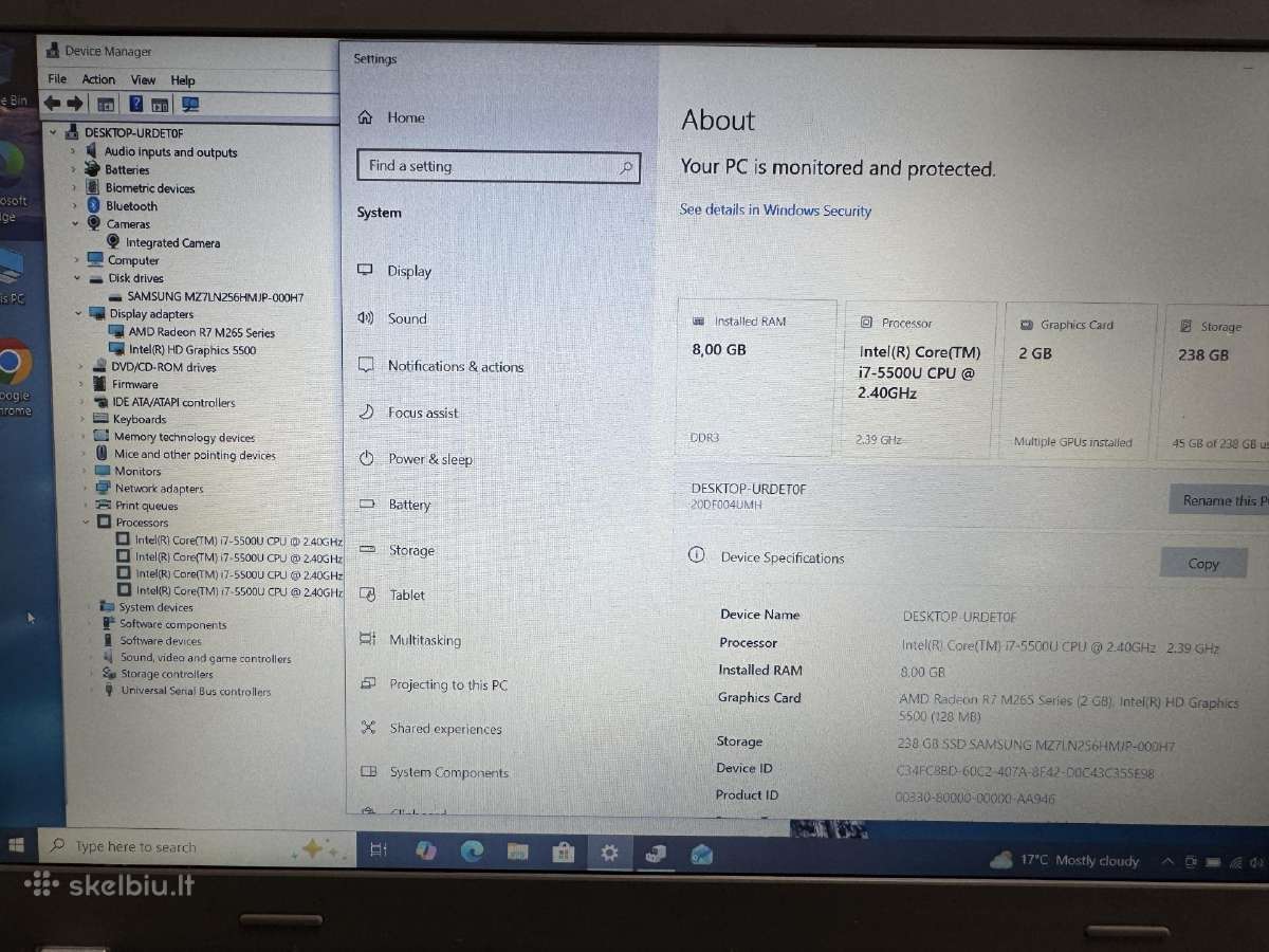 Lenovo Thinkpad E550 - nuotraukos Nr. 4