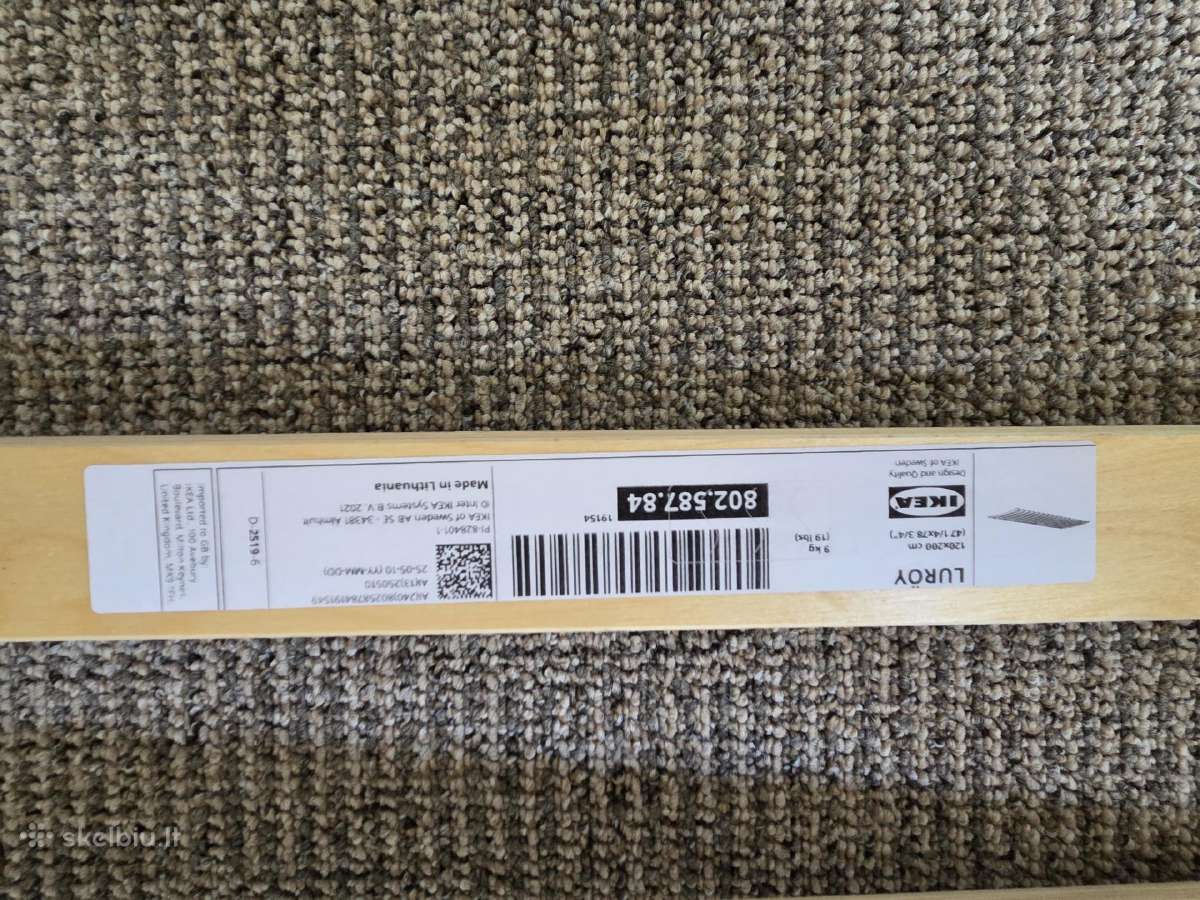 Lovos grotelės Luroy Ikea 120x200 - nuotraukos Nr. 2