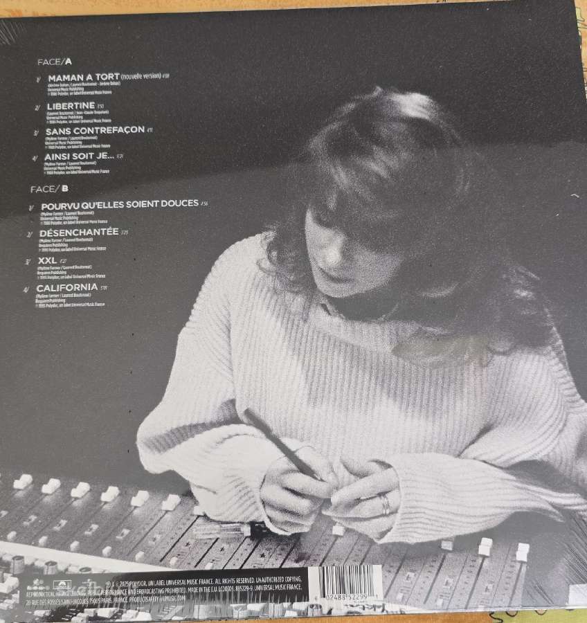 Mylene Farmer vinilas - nuotraukos Nr. 2