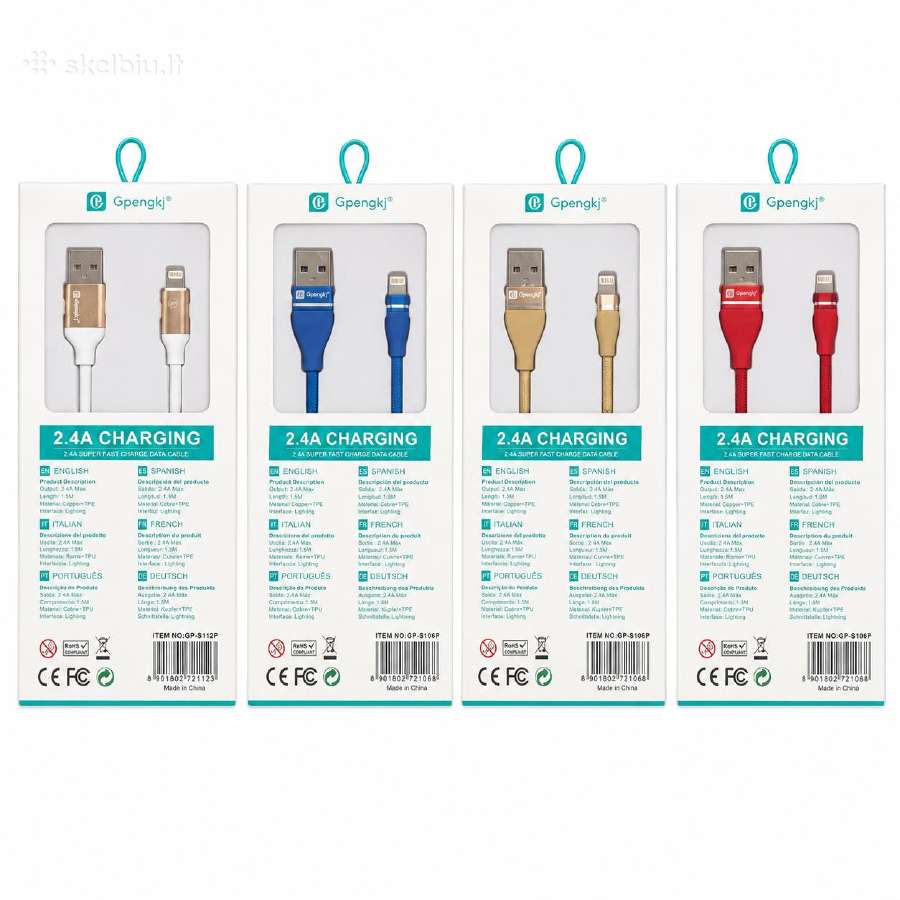 Apple iPhone Usb–lightning įkrovimo laidas - nuotraukos Nr. 2