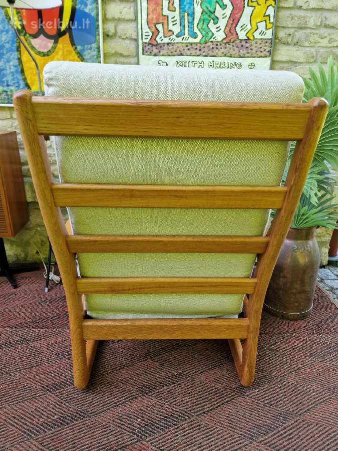 Prabangūs mid century tikmedžio masyvo foteliai - nuotraukos Nr. 11
