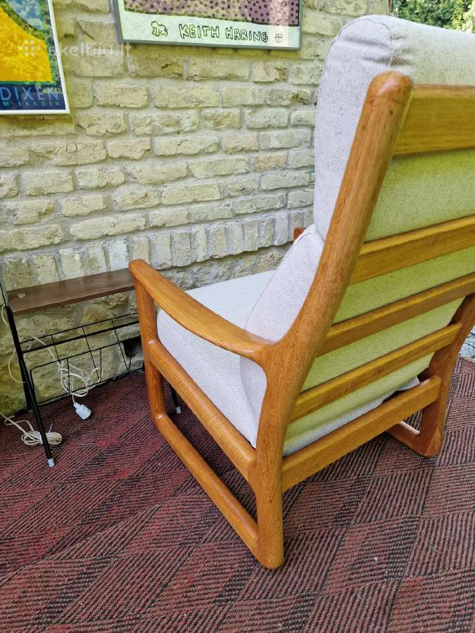 Prabangūs mid century tikmedžio masyvo foteliai - nuotraukos Nr. 12