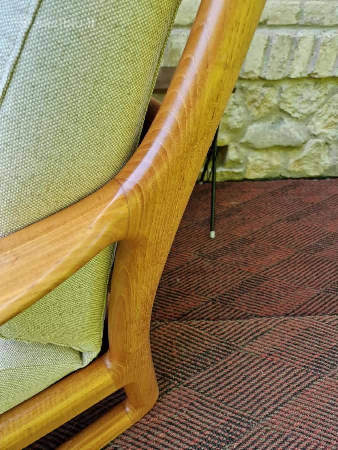 Prabangūs mid century tikmedžio masyvo foteliai - nuotraukos Nr. 33