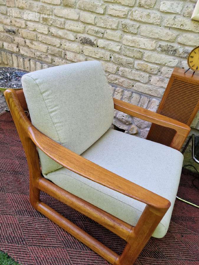 Prabangūs mid century tikmedžio masyvo foteliai - nuotraukos Nr. 36