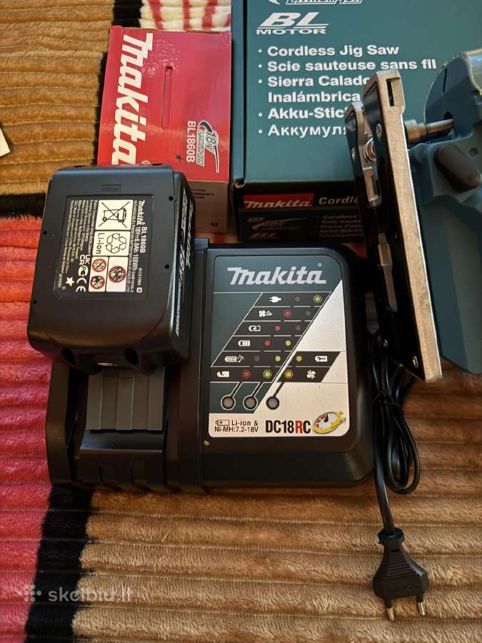 Makita Djv182z ( Akumuliatorinis Siaurapjūklis ) - nuotraukos Nr. 7