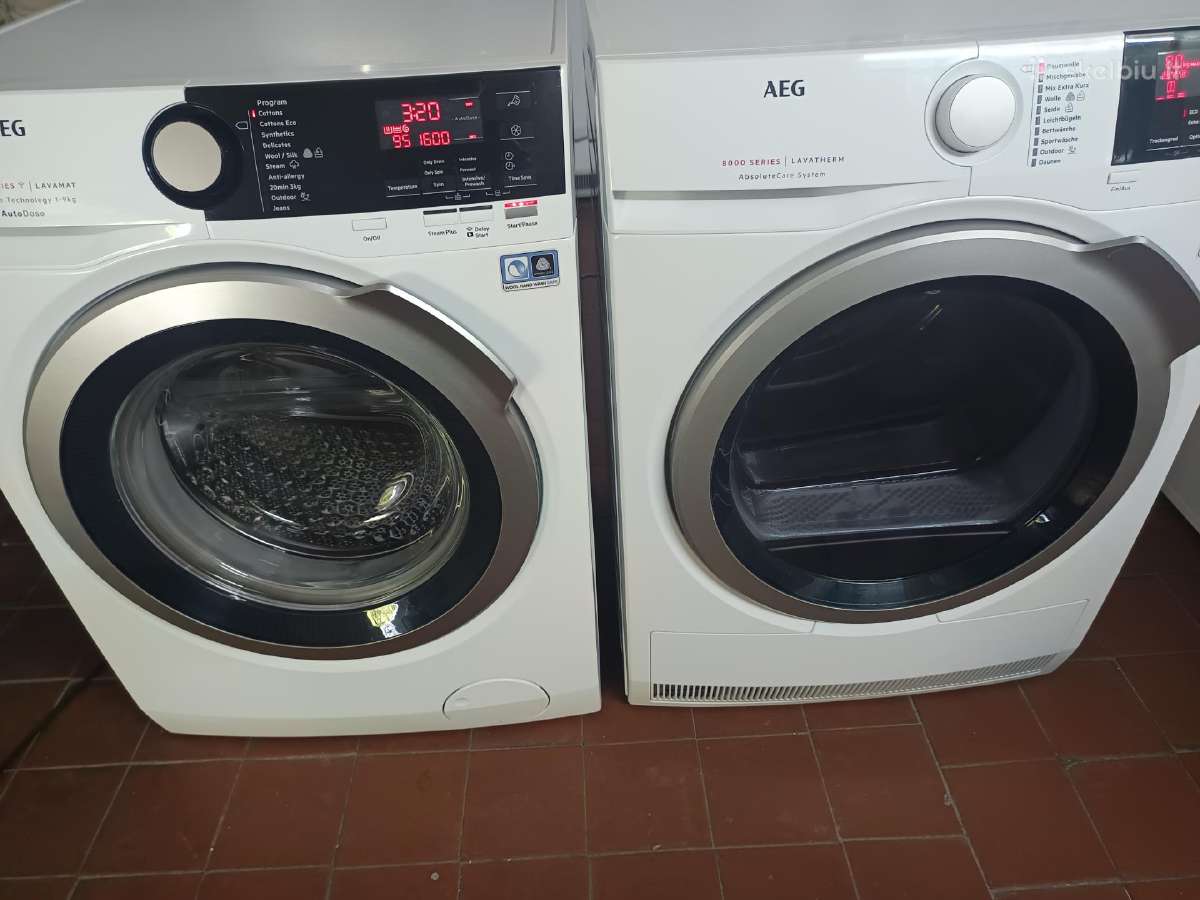 Aeg 8000 skalbykles ir dziovykles komplektas - nuotraukos Nr. 3