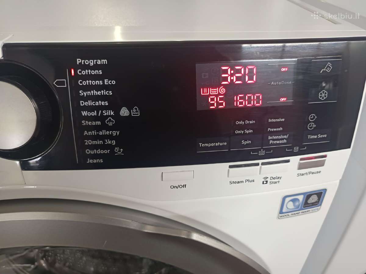 Aeg 8000 skalbykles ir dziovykles komplektas - nuotraukos Nr. 6