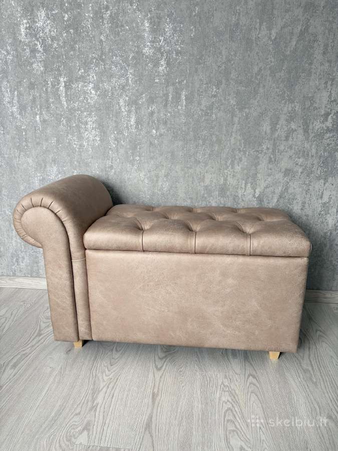 Chesterfield stiliaus pufas - nuotraukos Nr. 2