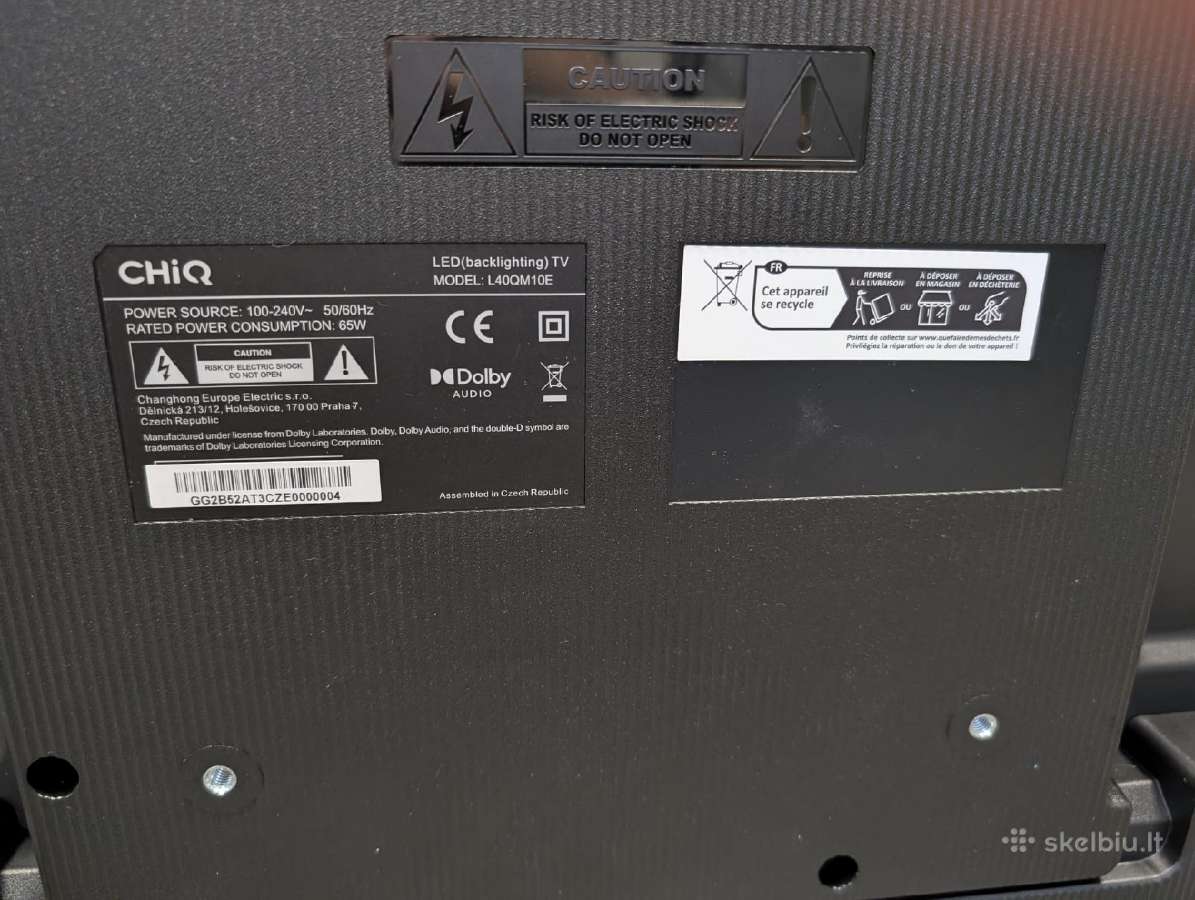 Chiq L40qm10k 40 Fhd Qled Smart TV (ekspo)+6mėn. - nuotraukos Nr. 7