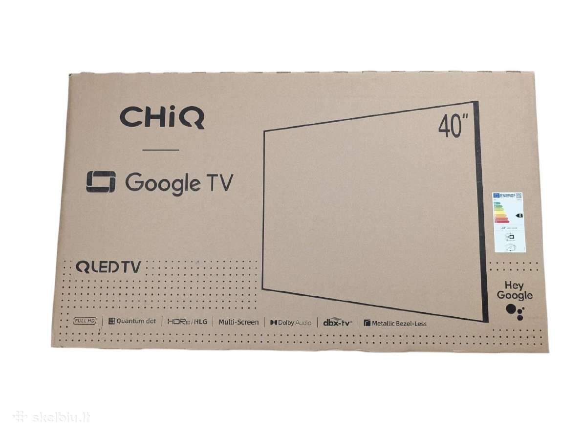 Chiq L40qm10k 40 Fhd Qled Smart TV (ekspo)+6mėn. - nuotraukos Nr. 6