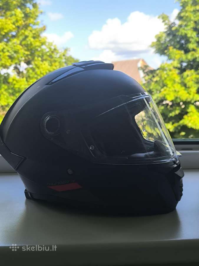 Motociklo Šalmas Mt Helmets Thunder 4 Sv - nuotraukos Nr. 2