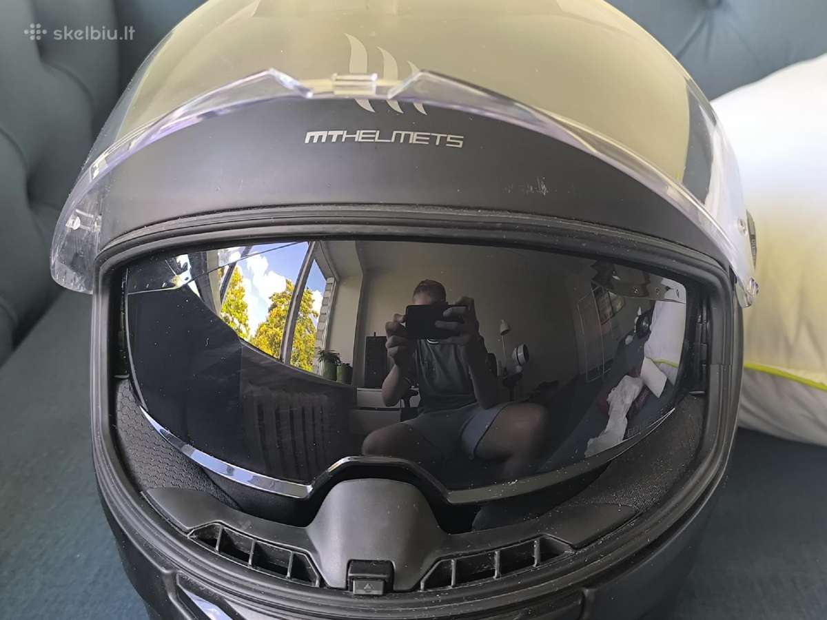 Motociklo Šalmas Mt Helmets Thunder 4 Sv - nuotraukos Nr. 7