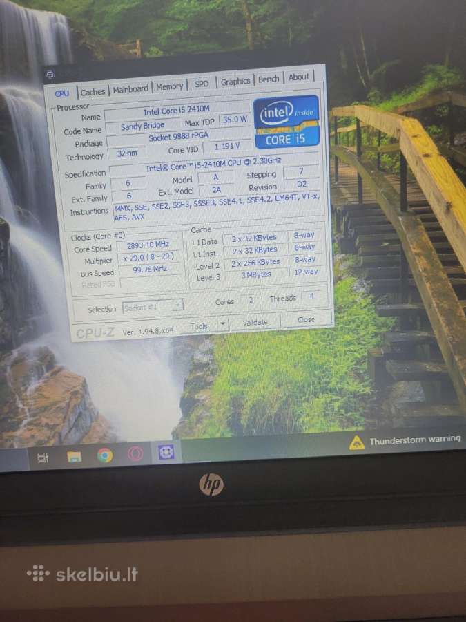 Hp Probook 6560b - nuotraukos Nr. 2