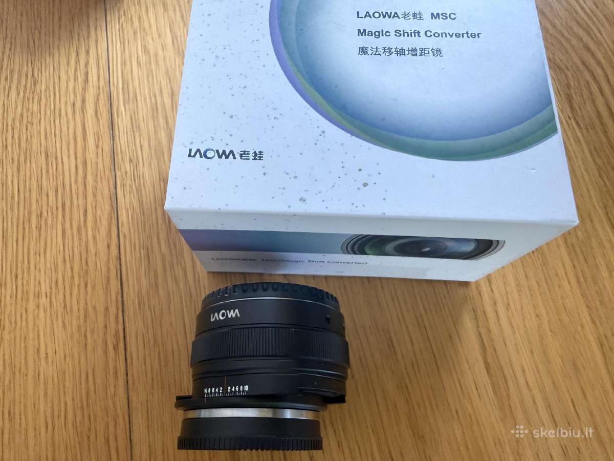 Sony Fe24mm 2.8 G objektyvas ir du adapteriai - nuotraukos Nr. 5