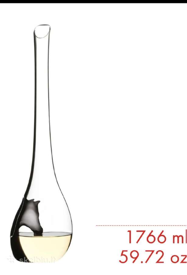 Prabangus Riedel „horse“ krištolinis dekanteris - nuotraukos Nr. 16