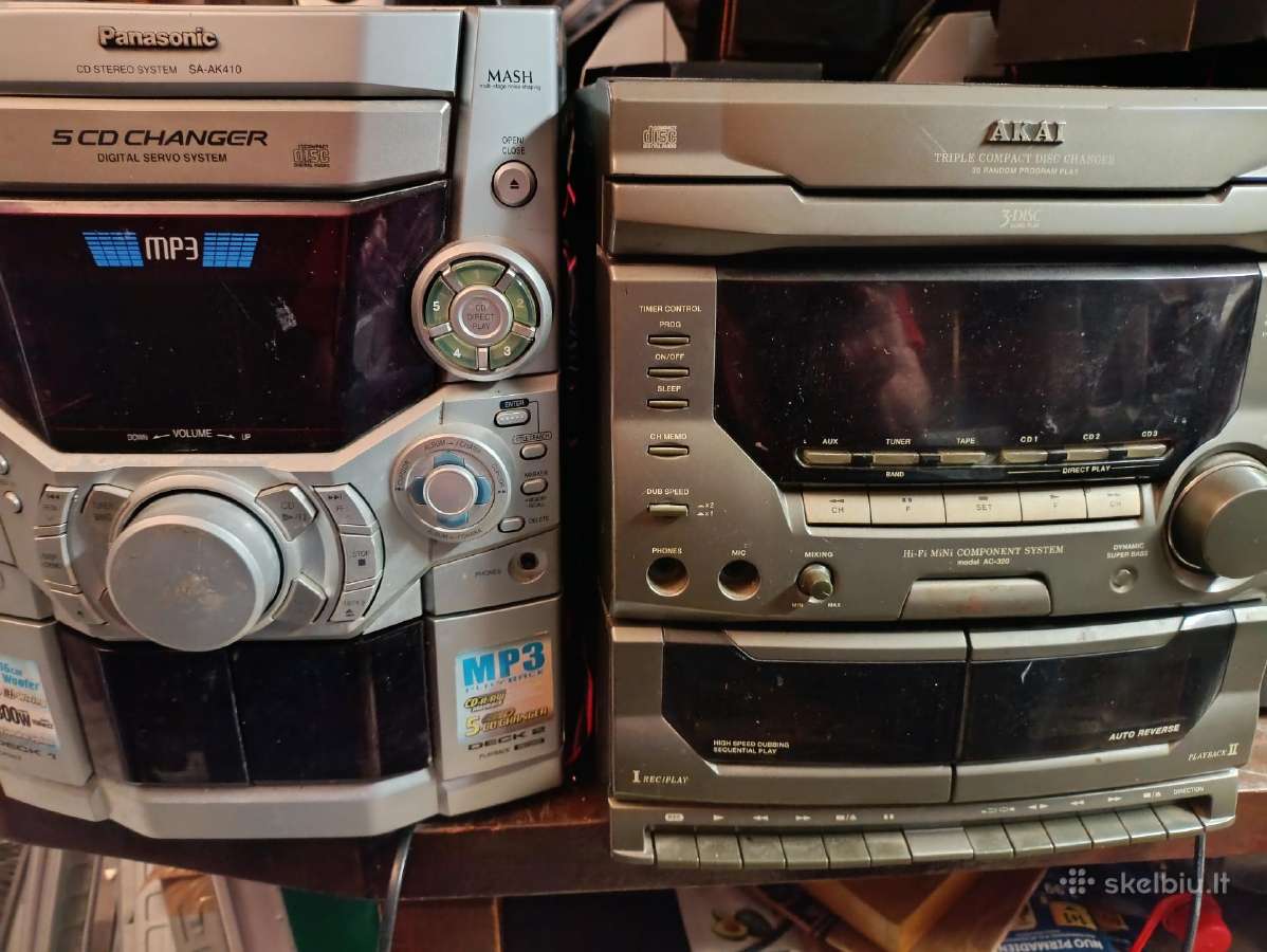 Centrai Panasonic-ak410,251w, Akai, Aux,fm,mc - nuotraukos Nr. 12