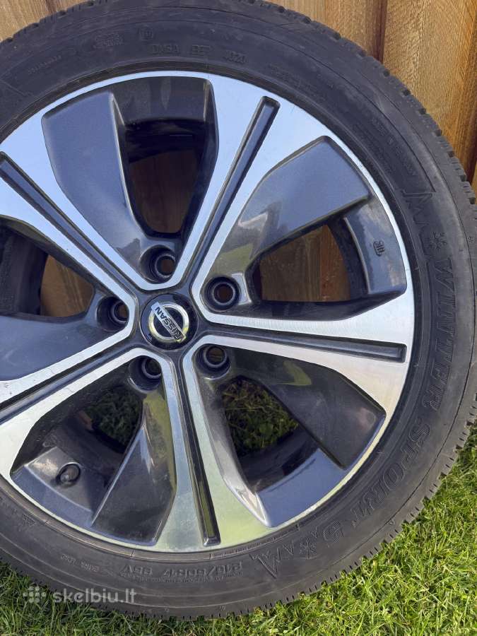 Nissan leaf ratlankiai ir žieminės padangos Dunlop - nuotraukos Nr. 2