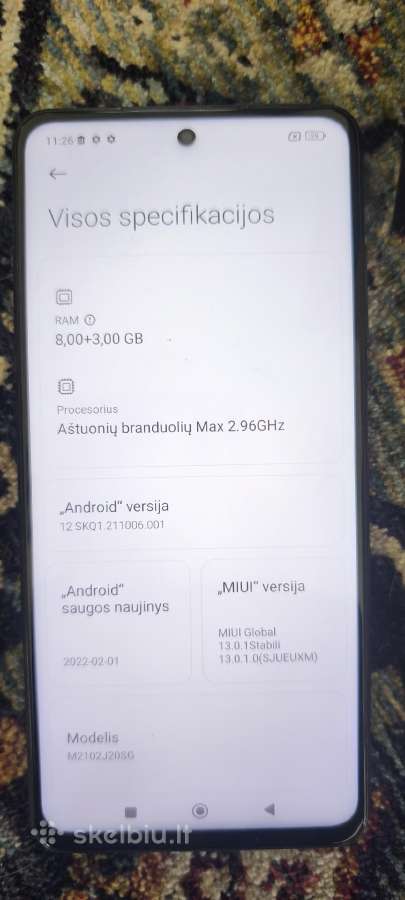 Parduodu xiaomi poco x3 pro - nuotraukos Nr. 5