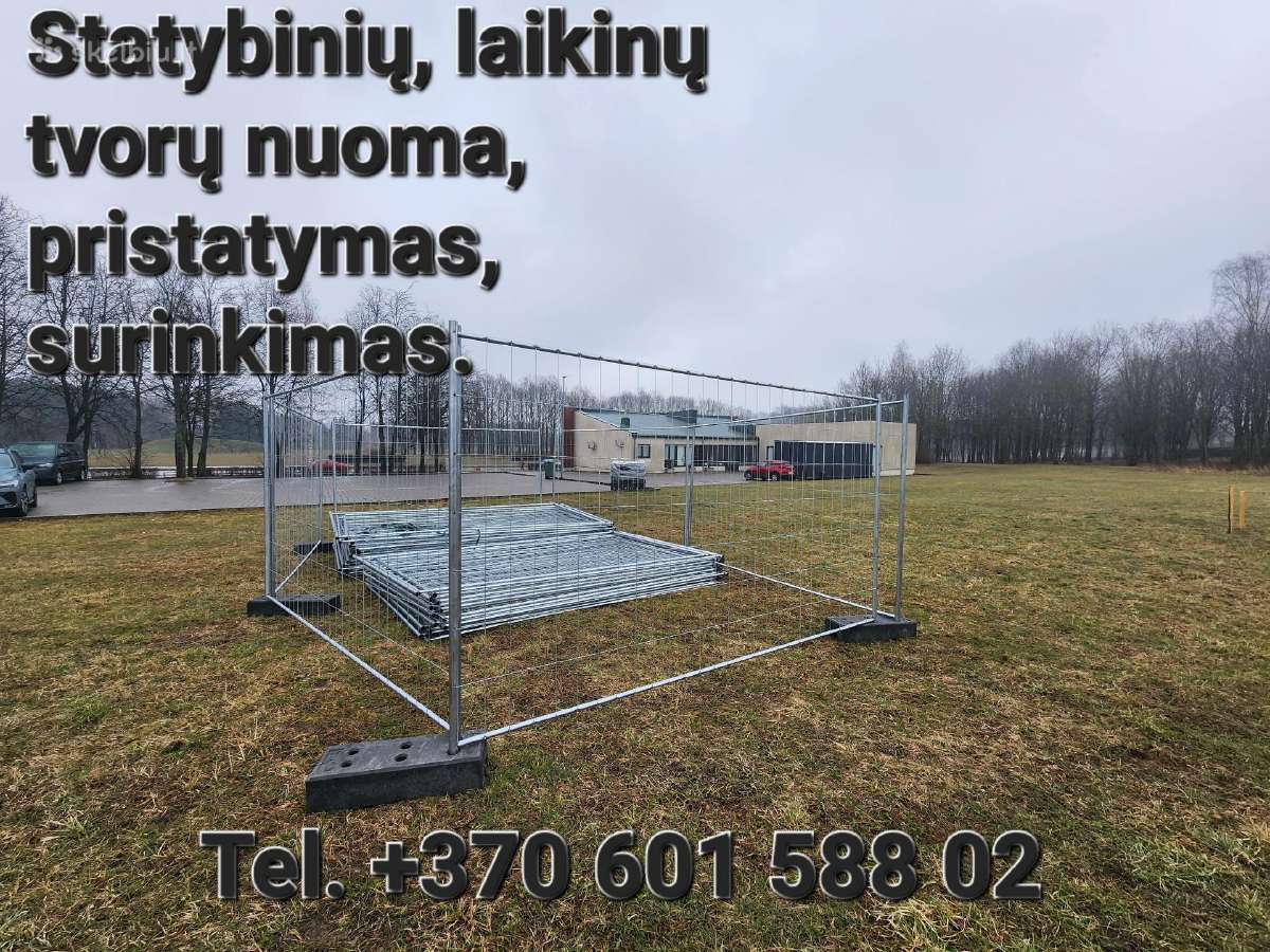 Statybinių, mobilių tvorų nuoma - nuotraukos Nr. 2