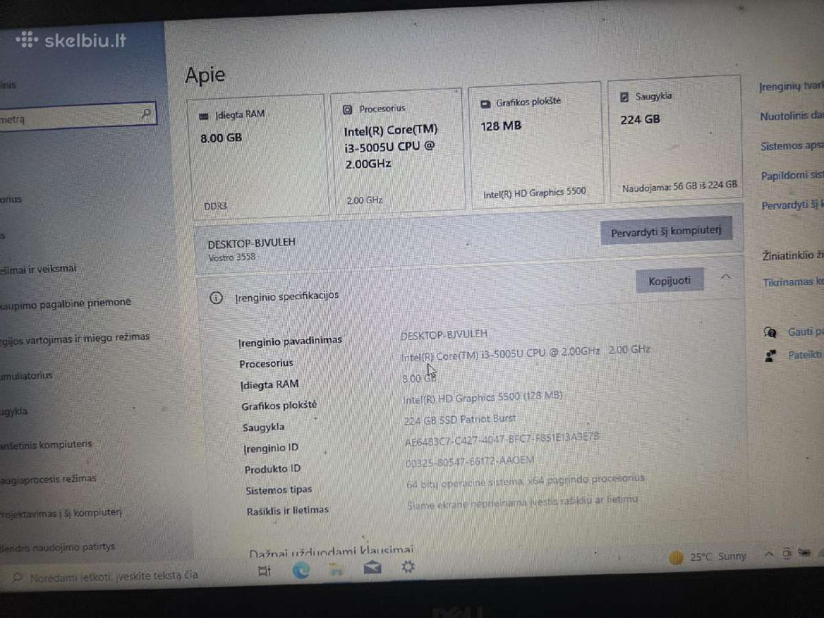 Dell Vostro 3000 - nuotraukos Nr. 7