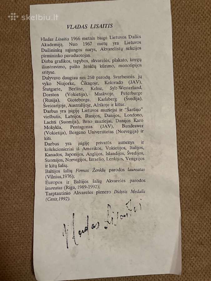 Vladas Lisaitis, paveikslas „Ping Pong 2003 m - nuotraukos Nr. 4